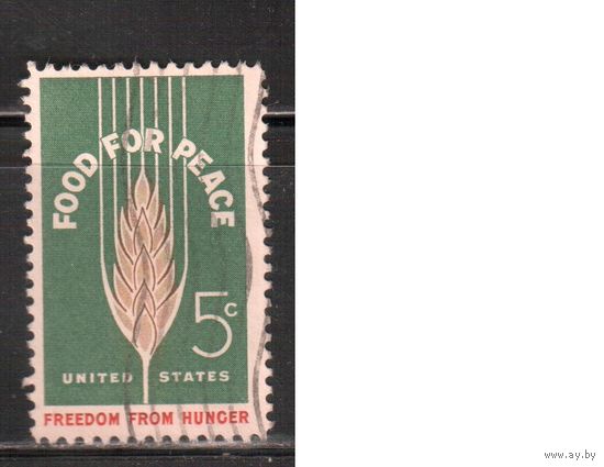 США-1963, (Мих.841) , гаш. , Продовольствие (одиночка)