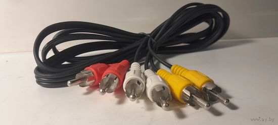 Кабель 3RCA*3RCA (Тюльпаны-Тюльпаны)