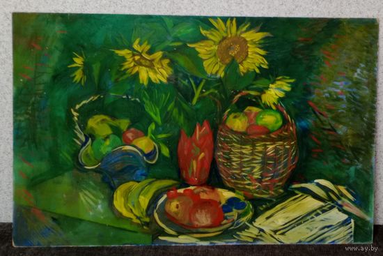 Масло, картон 110*70