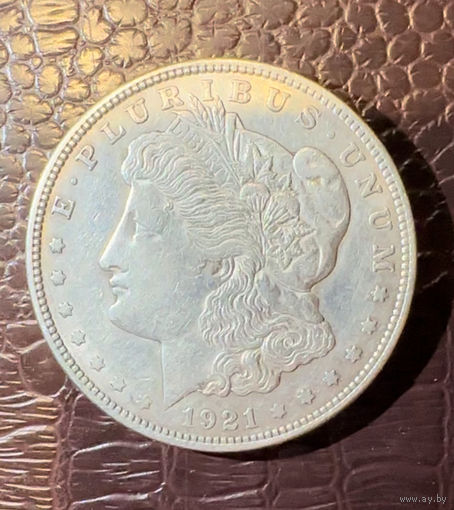 Доллар Моргана 1921 г. С 1р. Без МЦ! Состояние!