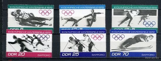ГДР - 1972 Зимняя олимпиада в Саппоро - 6м **/Н1 34