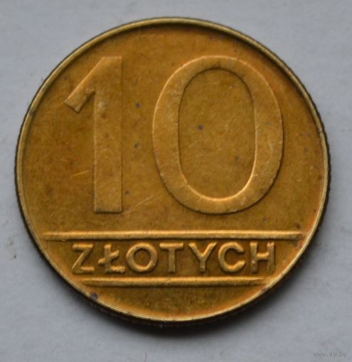 Польша, 10 злотых 1990 г.