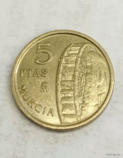 5 песет 1999 года Испания, отличная!