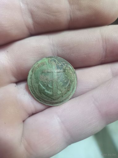 Пуговица с якорем