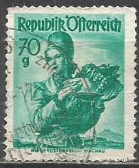 Австрия. Национальные костюмы. Нижняя Австрия. 1952г. Mi#906.