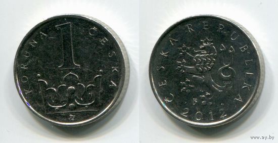 Чехия. 1 крона (2012, XF)