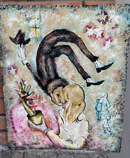 Панно на холсте акрил