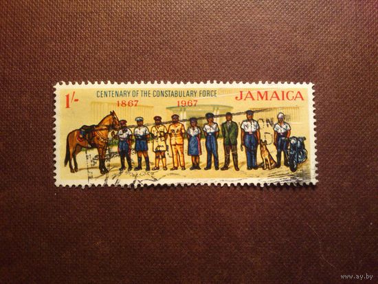 Ямайка 1967 г. Столетие полицейским силам Ямайки./23а/