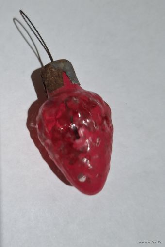 Елочная мини игрушка Малинка из армянского набора Малютка