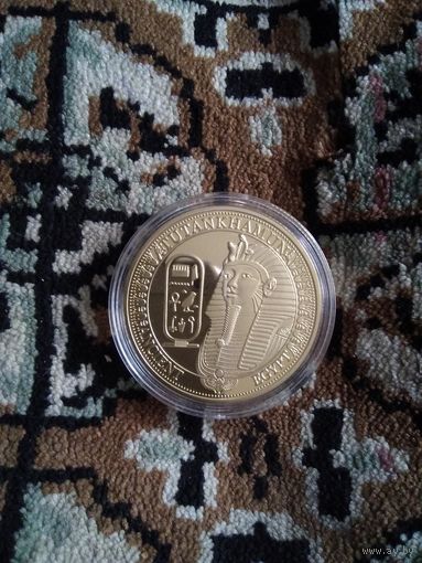 СУВЕНИРНАЯ МОНЕТА ТУТАНХАМОН