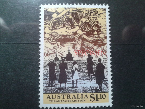Австралия 1990 военный блок ANZAC