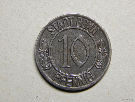 Германия Бонн 10 пфеннигов 1920г.Нотгельд.
