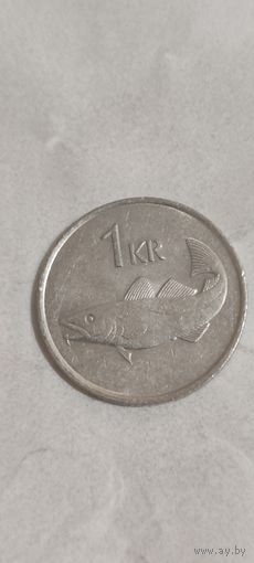 Исландия 1 крон 1987