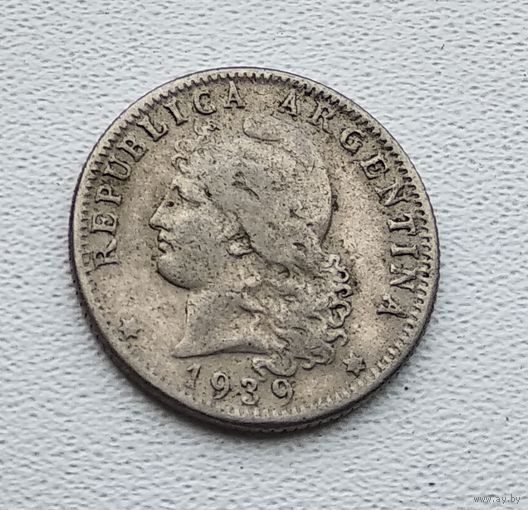 Аргентина 20 сентаво, 1939 7-12-8