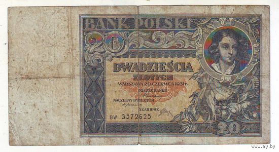 Польша, 20 злотых 1931 г.