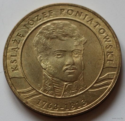 Польша 2 злотых 2013 год "200 лет со дня смерти принца Юзефа Понятовского"