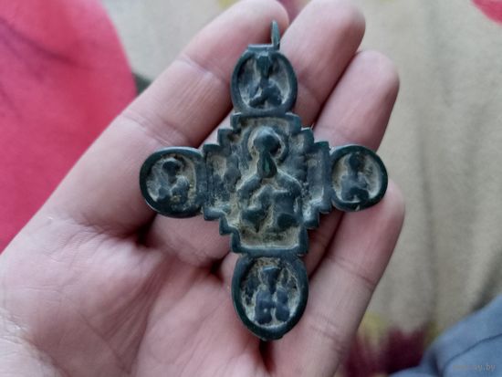 Створка квадрифолийного энколпиона 15 в. с изображением Николая Чудотворца