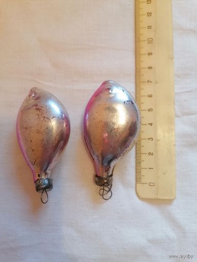 Ёлочные игрушки РЫБЫ СССР одним лотом 0102