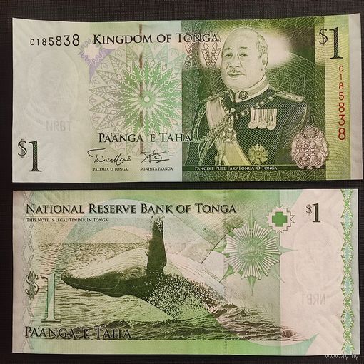 Тонга 1 паанга 2009 год UNC