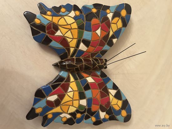 Настенное испанское панно бабочка