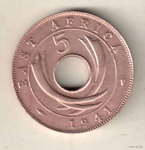 Британская Восточная Африка 5 цент 1941
