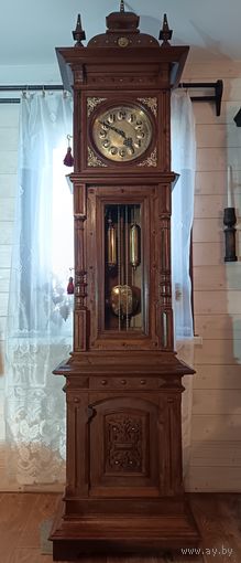 Старинные напольные часы Lfs. Германия.