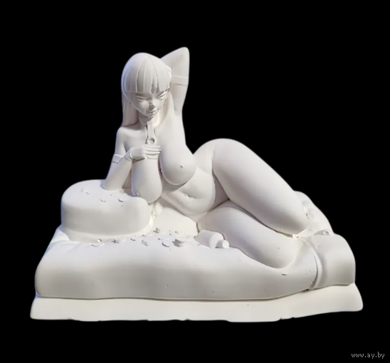 Статуэтка для интерьера Девушка Гипс