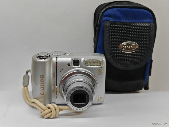 Фотоаппарат Canon Power Shot A580 (8 Мп.).  С Рубля