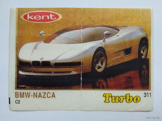 5 вкладышей от жвачки "Turbo" (311, 313, 314, 316, 318)