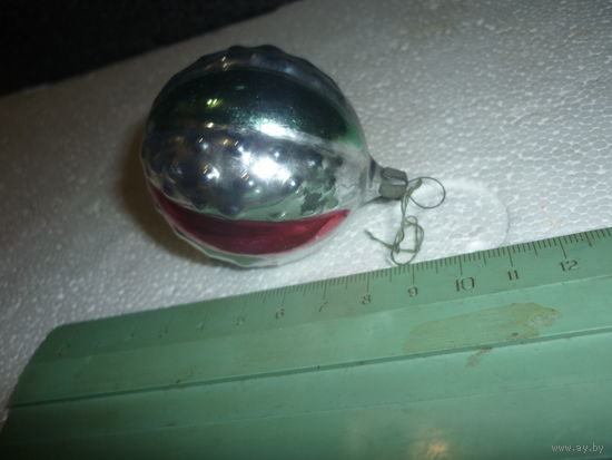 Старая Ёлочная игрушка . Амальгама. СССР.