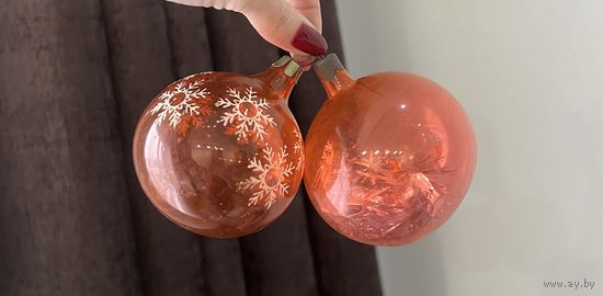 Елочные игрушки шар снежинки СССР цена за все К.15
