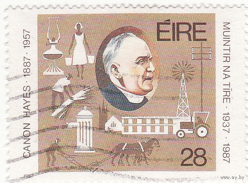 Каноник Джон Хейс 1887-1957   1987 год