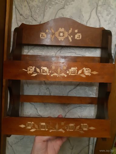 Полка навесная для мелочей, сувениров перилда СССР