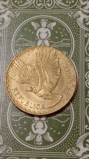 Чили 10 сентимос 1966 кондор