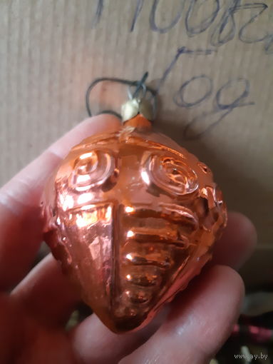 Ёлочная игрушка. Рельефная подвеска.