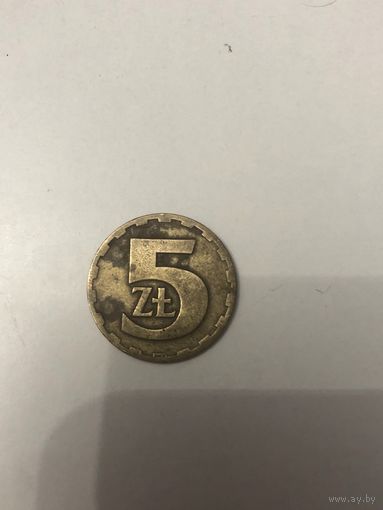 5 польских злотых 1976 года