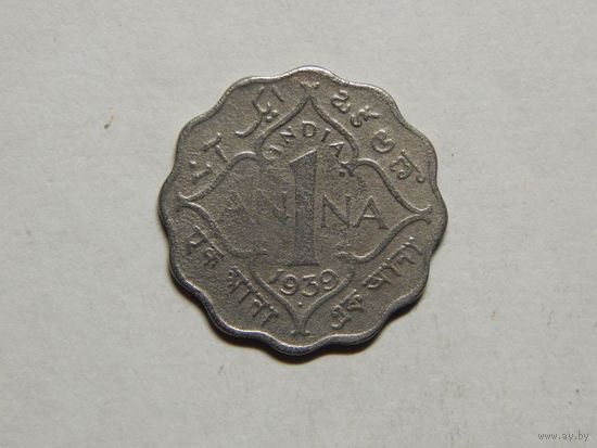 Индия 1 анна 1939г