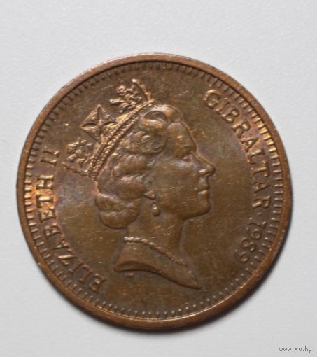 Гибралтар, 2 пенса, 1989 год