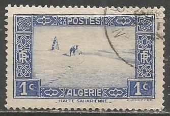 Алжир(французский). Опорный пункт в Сахаре. 1936г.Mi#103.