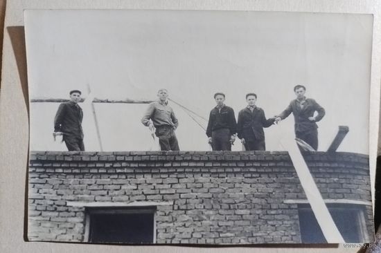 Стройка бани 1966 г