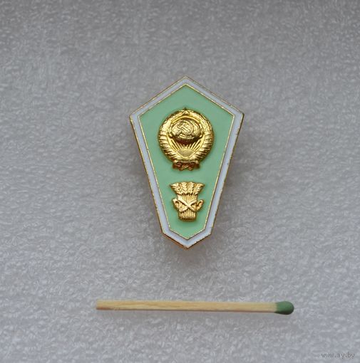 Поплавок об окончании сельскохозяйственного техникума СССР. ММД. Легкий.