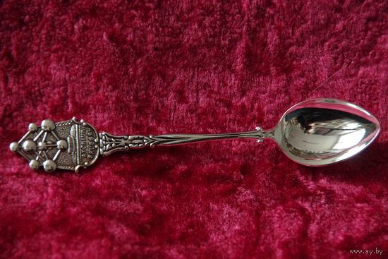 Ложка с серебрением сувенирная коллекционная  В4