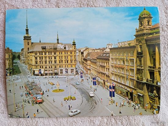 Чехословакия, Брно. Площадь Свободы