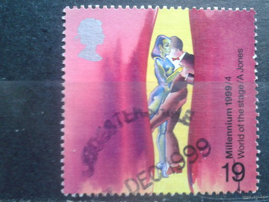 Англия 1999 Миллениум, живопись из 12-й серии