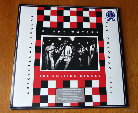 Muddy Waters & The Rolling Stones "Checkerboard Lounge. Live Chicago 1981" 2LP + DVD-Video