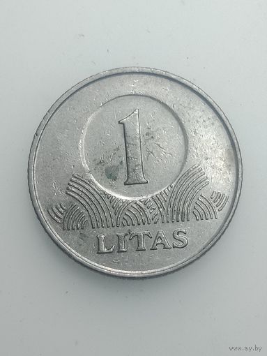 Литва 1 лит 2008 года .