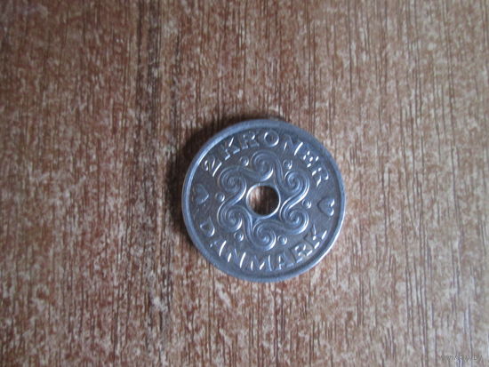 2 кроны 2007 года.Дания.