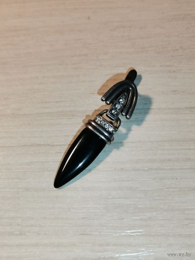 Серьга-одиночка с вставками, Jenavi, замок рабочий.