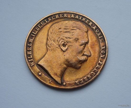 Германия. Жетон, медаль. "Kaiserpalais Berlin". 1888-1900 г.