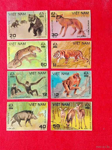 Вьетнам. Фауна. ( 8 марок ) 1981 года. 10-16.